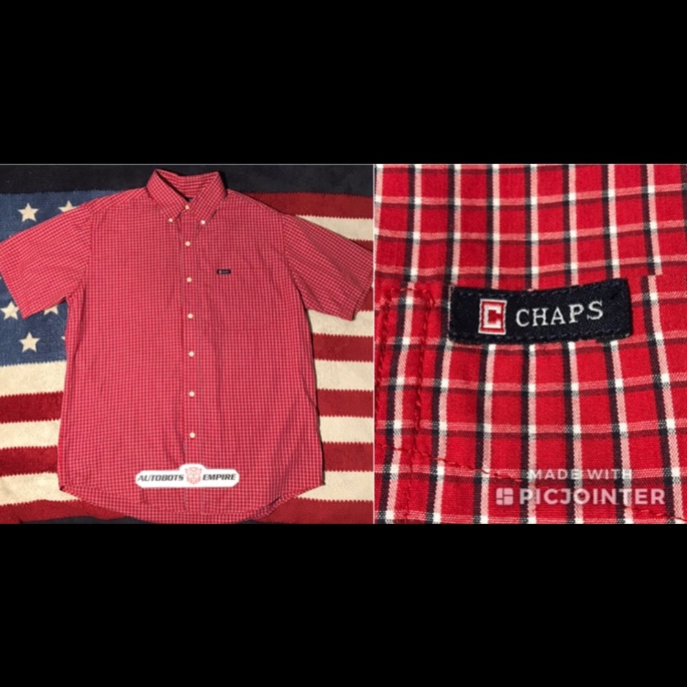 NWOT Vintage Ralph Lauren Polo Chaps Plaid Button Shirt M pwing Rlpc sportsman 1